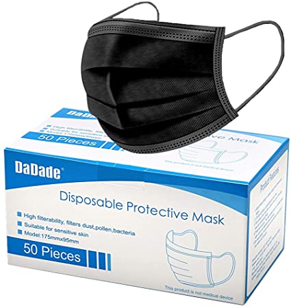 Disposable Black Mask