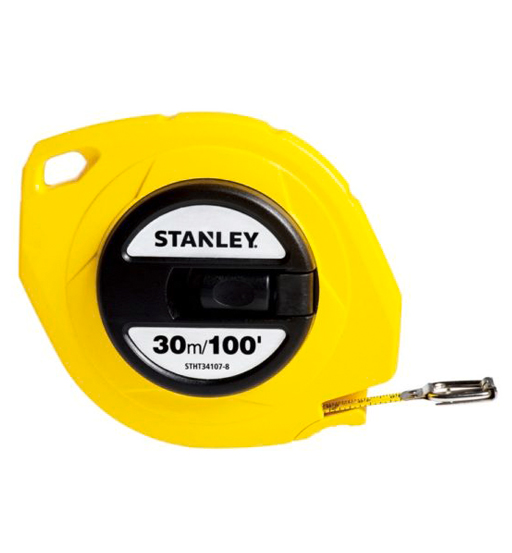 Stanley Closed Case Steel Measuring Tape 30m
