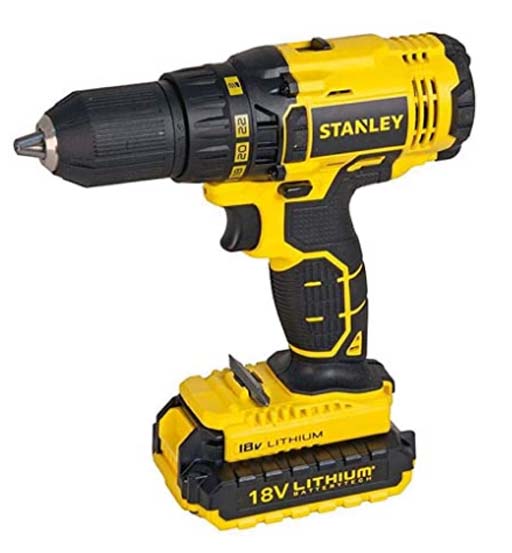 Stanley Cordless D-drill 18v 1.5ah