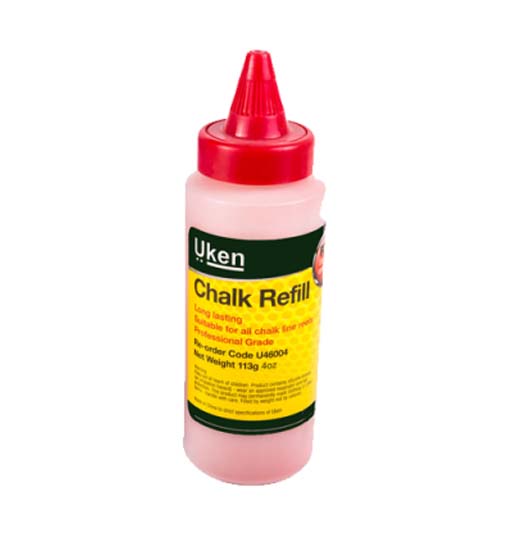 Uken Chalk Line Power 4 Oz Red