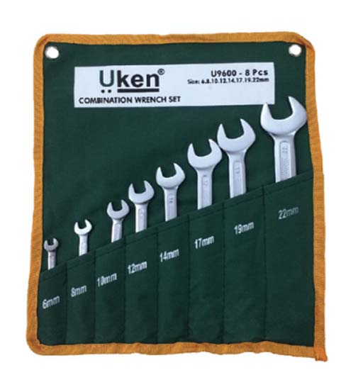 Uken Combination Spanner 8 Pcs Set