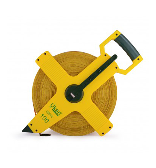 Uken Measuring Tape Open Body Fiber 100 Mtr-13mm